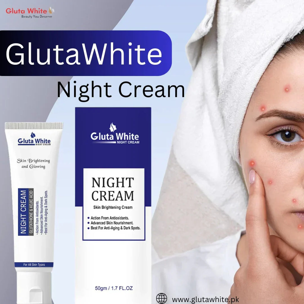 Gluta White Whitening Night Cream in Pakistan +