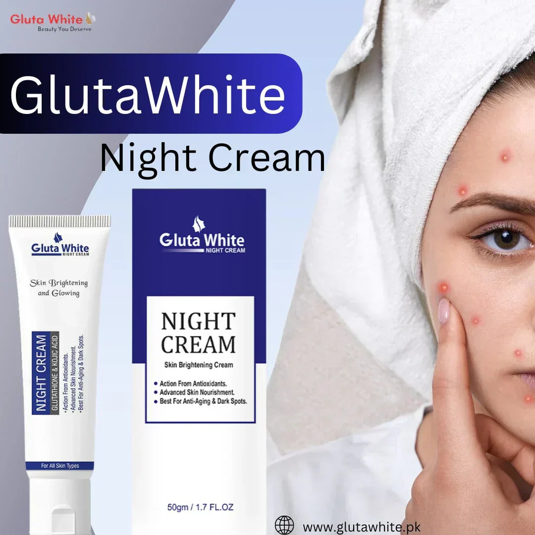 Gluta White Whitening Night Cream in Pakistan +
