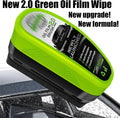 Green Oil Film Remover 2.0 – 150ml Windshield Cleaning Brush for Automotive Oil Film Removal